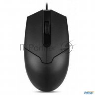 Мышь Sven Rx-30 Usb чёрная (2+1кл. 1000dpi, цвет. картон, каб. 2м.
