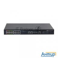 Коммутатор Dh-lr2218-16et-240 16 портовый Epoe управляемый