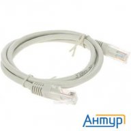 Cablexpert Патч-корд медный Utp Pp10-1m кат.5, 1м, литой, многожильный (серый)