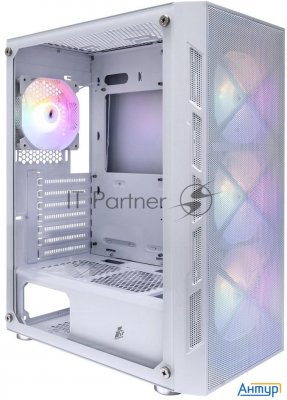 Корпус 1stplayer Firebase Xp White / Atx / 4x120mm Led Fans / Xp-wh-4f1-w