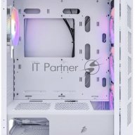 Корпус 1stplayer Firebase Xp White / Atx / 4x120mm Led Fans / Xp-wh-4f1-w