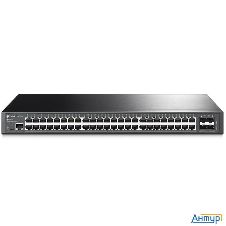 Tp-link Sg3452 Управляемый коммутатор Jetstream 2-го уровня с 48 гигабитными портами Rj45 и 4 портам