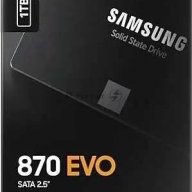 Накопитель Ssd 2.5" Samsung 1.0tb 870 Evo Series <mz-77e1t0bw> (sata3, Up To 560/530mbs, 98000 Iops,