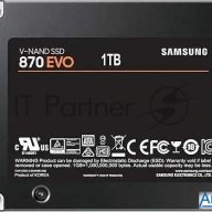 Накопитель Ssd 2.5" Samsung 1.0tb 870 Evo Series <mz-77e1t0bw> (sata3, Up To 560/530mbs, 98000 Iops,