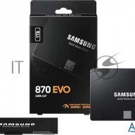Накопитель Ssd 2.5" Samsung 1.0tb 870 Evo Series <mz-77e1t0bw> (sata3, Up To 560/530mbs, 98000 Iops,