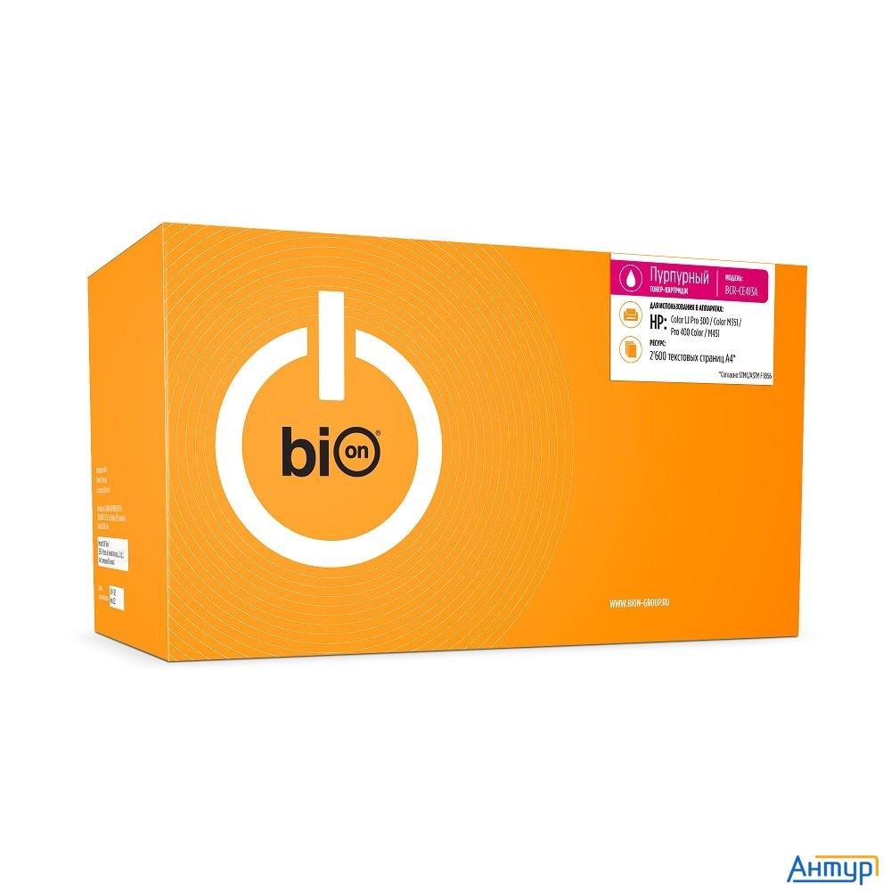 Bion Bcr-ce413a Картридж для Hp{laserjet Pro M351/m375/m451/m475} (2600  стр.), Пурпурный, с чипом