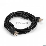 Удлинитель Usb 2.0 Exegate Ex-ccf-usb2-amaf-3.0f (am/af, позолоченные контакты, ферритовые кольца, 3