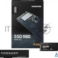 Ssd накопитель M.2 (pci-e Nvme) 500 Gb Samsung 980 (r3100/w2600mb/s) (mz-v8v500bw)