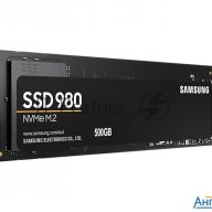 Ssd накопитель M.2 (pci-e Nvme) 500 Gb Samsung 980 (r3100/w2600mb/s) (mz-v8v500bw)