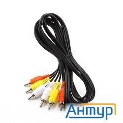 Кабель аудио/видео Gembird , 3xrca/3xrca, 1.8м(ccv-539)