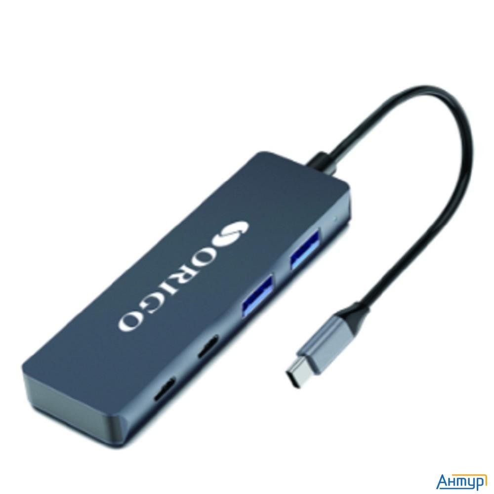 Origo Ou3340c/a1a Концентратор Usb-c с 2 портами Usb 3.0 и 2 портами Usb-c