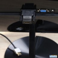 Переходник Rexant (17-6811) ПЕРЕХОДНИК  шт.dvi - гн.hdmi  Gold