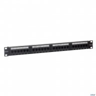 Патч-панель Utp 19" 24 Port кат.6 Exegate разъём Krone&110 (dual Idc), 1u, Rohs, цвет черный