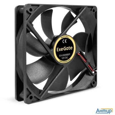 Exegate Ex295242rus Вентилятор 12В Dc Exegate Ex12025b2p (120x120x25 мм, 2-ball (двойной шарикоподши