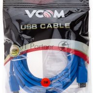 Кабель Am/af Usb3.0 5.0м Vcom удлинитель Usb 3.0, Vus7065-5m
