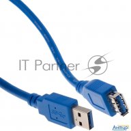 Кабель Am/af Usb3.0 5.0м Vcom удлинитель Usb 3.0, Vus7065-5m