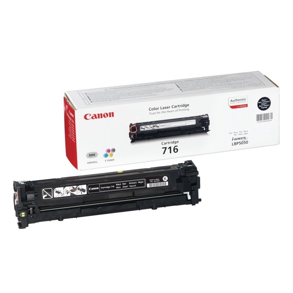 716 чёрный заправка картриджа Canon