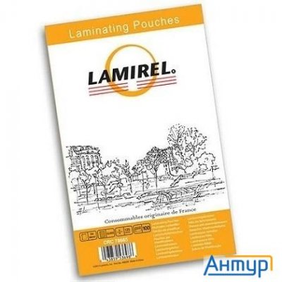 Пленка для ламинирования Fellowes 125мкм (100шт) глянцевая 54x86мм Lamirel (la-78665)