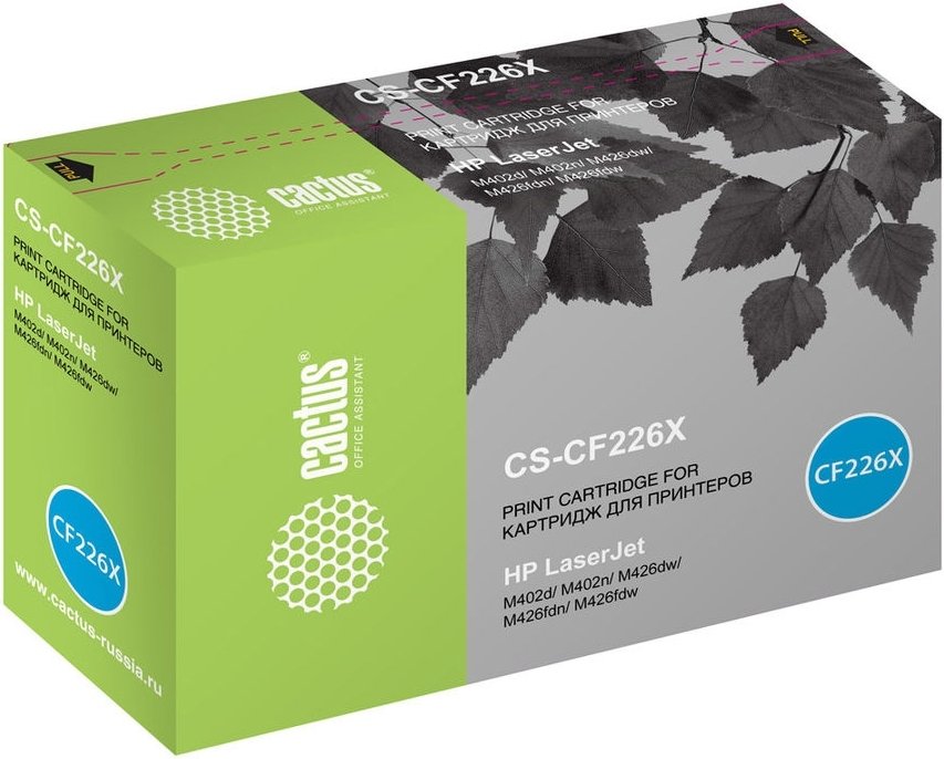Cactus Cf226a Картридж, Black  для Hp Lj Pro M402dn/m402n/m426dw/m426fdn/m426fdw (3100стр.)