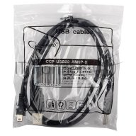 Кабель Gembird/cablexpert Ccp-usb22-am5p-3 Usb 2.0 Pro Кабель , 2xam/minibm 5p, 0.9м, экран, черный