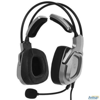 Наушники с микрофоном A4tech Bloody G575 серый 2м мониторные Usb оголовье (g575 Usb/ Grey)