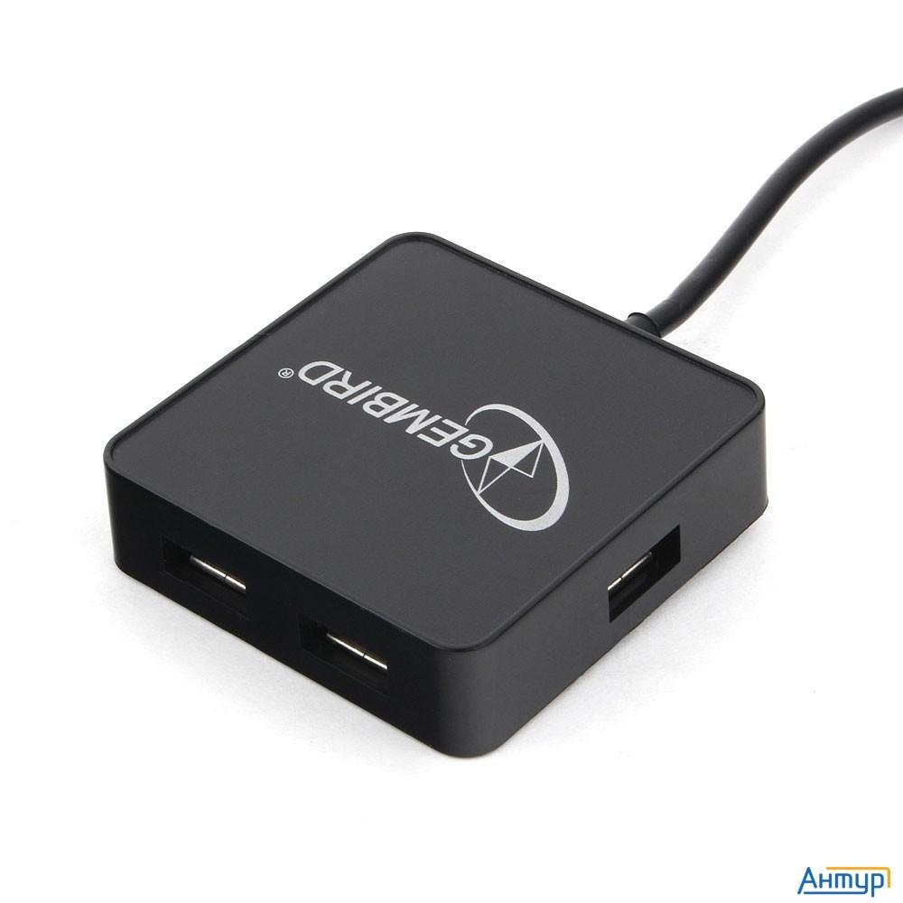 Gembird  Hub Usb2.0 4-port [uhb-242] , 4 порта, блистер,черный