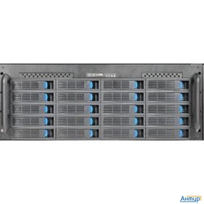 Procase Es420-sata3-b-0 {4u 20 Sataii/sas Hotswap Hdd, глубина 650мм, Mb 12"x13", без Б/П,черный}
