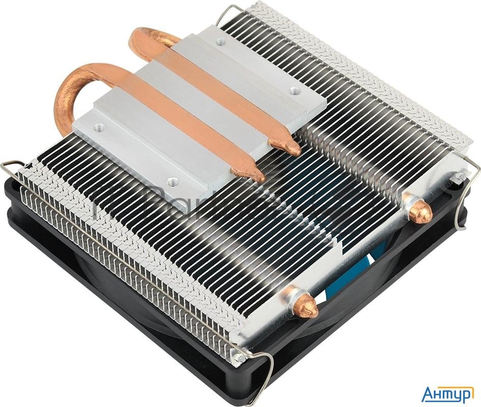 Кулер Cpu Aerocool Verkho 2 Slim (универсальный, 105w, 18-27 Db, 1000-2300 Rpm, 90мм, 4pin, медь+алю
