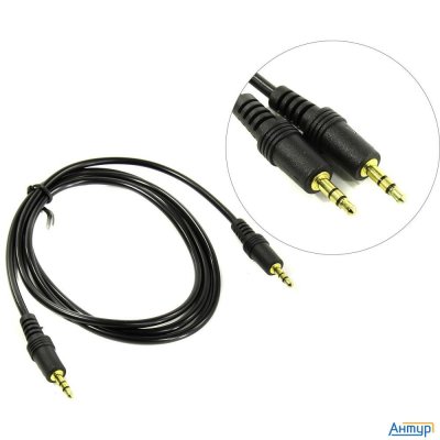 Exegate Ex284942rus Кабель аудио Exegate Ex-cca-404-1.2 (3.5mm Jack M/3.5mm Jack M, 1,2м, позолоченн