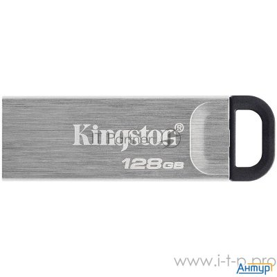 Флеш Диск Kingston 128gb Datatraveler Kyson  Dtkn/128gb ,  Usb 3.2, 200 МБ/с при чтении, 60 МБ/с при