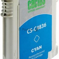 Картридж струйный Cactus Cs-c4836 голубой (29 Ml) для №11 Hp 2000/2500/1000/1100/1200