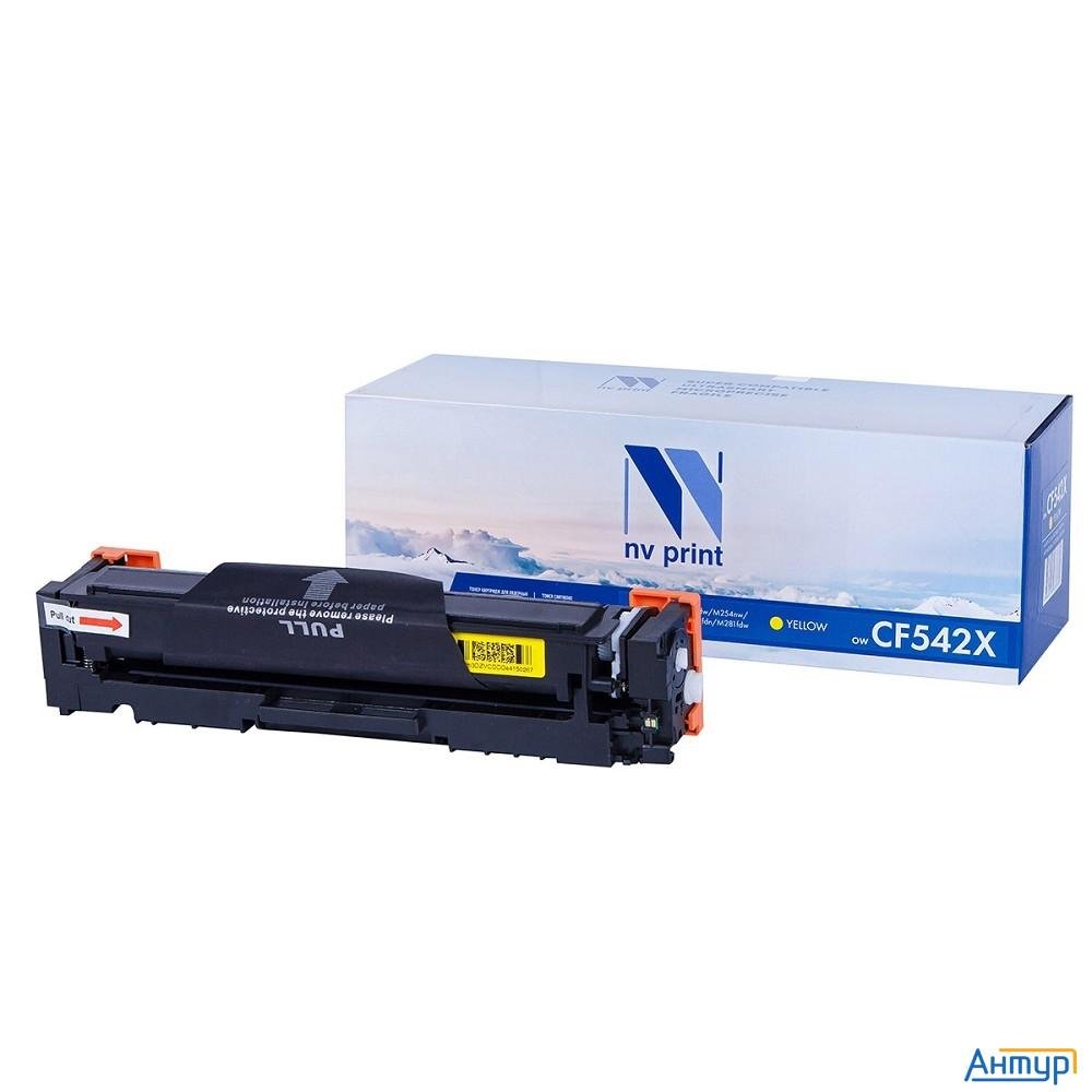 Nv Print Cf542x Картридж для Hp Clj Pro M254nw/dw/m280nw/m281fdn/m281fdw, Y, 2,5k