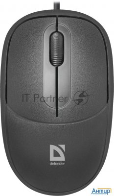 Мышь Defender Проводная оптическая мышь Datum Ms-980 черный,3 кнопки,1000dpi Defender Проводная опти