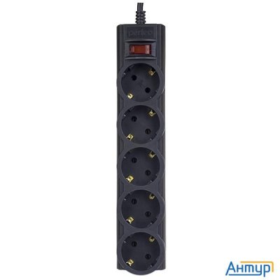 Perfeo Сетевой фильтр "powerx", Pf_a4718 (5,0м, 5 розеток, черный)