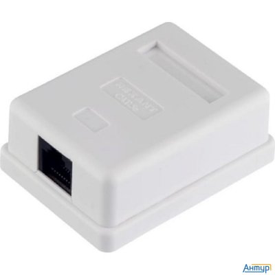 Rexant (03-0121) Розетка компьютерная внешняя 1-порт, Utp Rj-45 (8p8c), Cat 5e