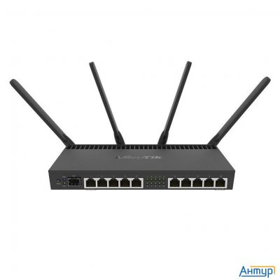 Mikrotik Rb4011igs+5hacq2hnd-in Маршрутизатор 1.4ГГц, 4 ядра, 1gb Ram, 512mb Nand, 10x 10/100/1000 L