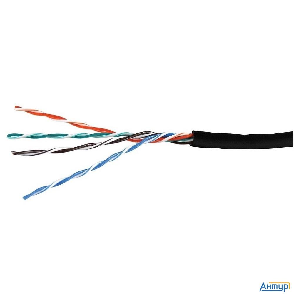 Кабель витая пара Bion Bcl-u5510-381 U/utp, кат.5e, 4x2x0,51 мм Awg 24, медь, одножильный, Pe, для в