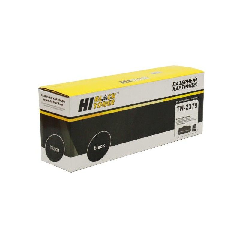Tn-2375 Hi-black Картридж для  Brother Hl-l2300/2305/2320/2340/2360 (hi-black), 2,6k