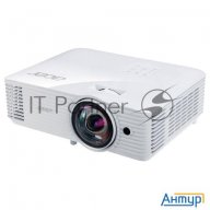 Проектор Acer Projector S1286h, Dlp 3d, Xga, 3500lm, 20000/1, Hmdi, Short Throw 0.6, 2.7kg