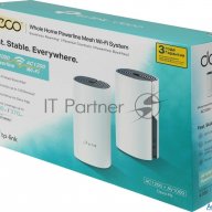 Бесшовный Mesh роутер Tp-link Deco P9 (2-pack) Ac1200 10/100/1000base-tx белый (упак.:2шт)