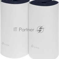 Бесшовный Mesh роутер Tp-link Deco P9 (2-pack) Ac1200 10/100/1000base-tx белый (упак.:2шт)