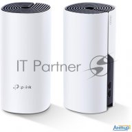 Бесшовный Mesh роутер Tp-link Deco P9 (2-pack) Ac1200 10/100/1000base-tx белый (упак.:2шт)