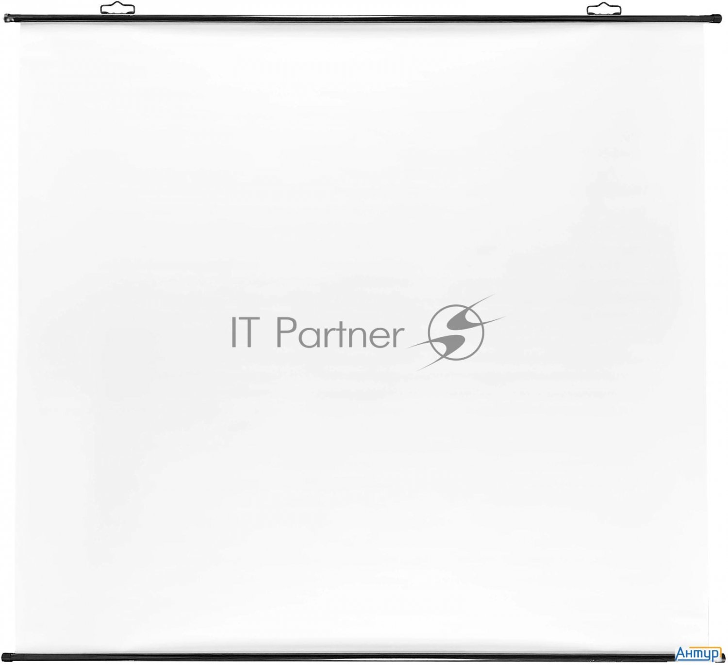Экран Cactus 150x150см Map Type Cs-psrm-150x150-bk 1:1 настенно-потолочный рулонный черный