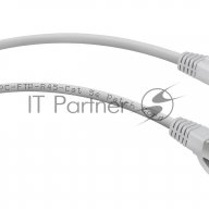 Шнур комм. Cabeus, кат. 5е, экр., F/utp, Rj45/rj45, Lszh, Awg24, 5м, серый