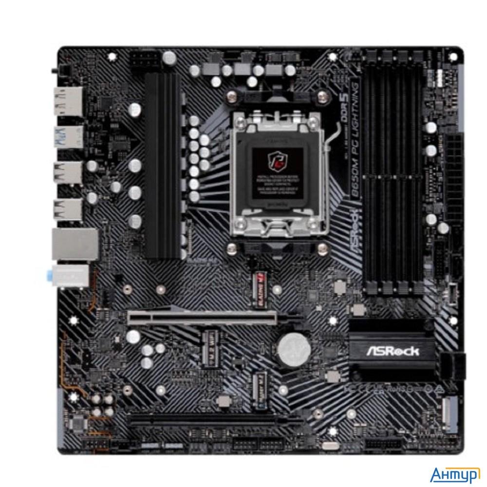 B650m Pg Lightning, Socket Am5, Amd B650, 4xddr5-5200, Hdmi+dp, 2xpci-ex16, 4xsata3(raid 0/1/10), 3x