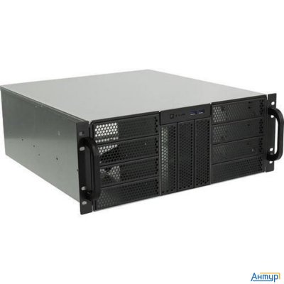 Procase Re411-d4h11-e-55 Корпус 4u Server Case,4x5.25+11hdd,черный,без блока питания,глубина 550мм,m
