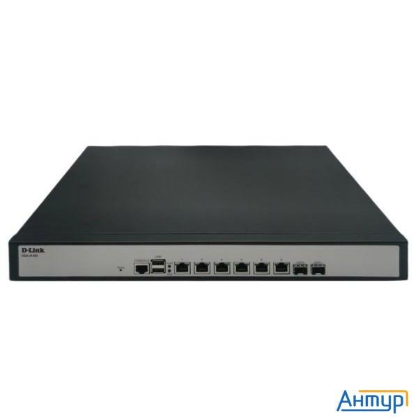 D-link Dsa-2108s/a1a Сервисный маршрутизатор с 6 настраиваемыми портами 10/100/1000base-t и 2 портам