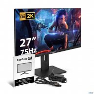 Монитор безрамочный с аудио 27" Exegate smartview Es2707ta (ips Led Grade A+, 2k, 2560x1440@75Гц (wq