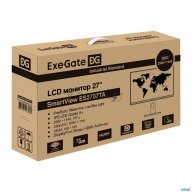 Монитор безрамочный с аудио 27" Exegate smartview Es2707ta (ips Led Grade A+, 2k, 2560x1440@75Гц (wq