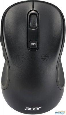 Мышь Acer Omr303 черный оптическая (1600dpi) беспроводная Usb (6but)